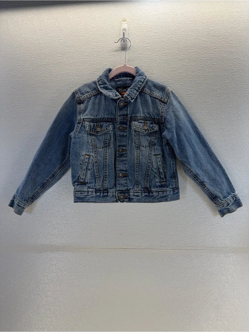 Children’s Place Girls Denim Jacket Size‎ 4 Blue Classic Trucker